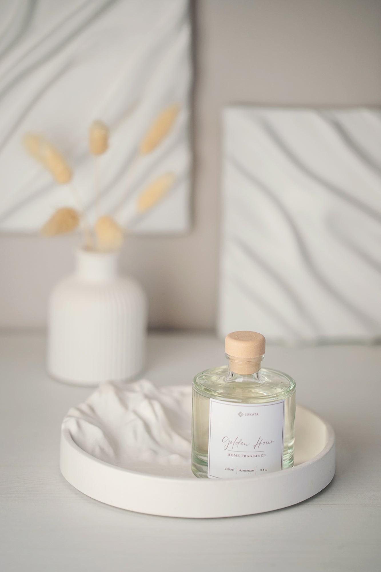 Elegant Home Reed Diffuser in Glass Bottle – Enchanting Aromas for Every Space
