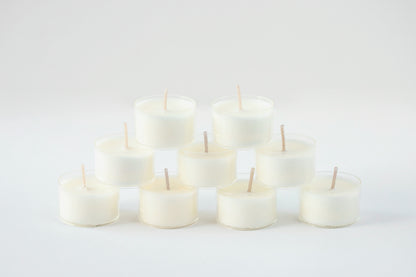 Candle Fragrances Sample Pack - Tea Candle Set of 8 - Scented Coconut Wax Tea Candles