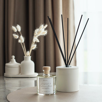 Elegant 100 ml  Reed Diffuser with White Gypsum Cover - Home Fragrance