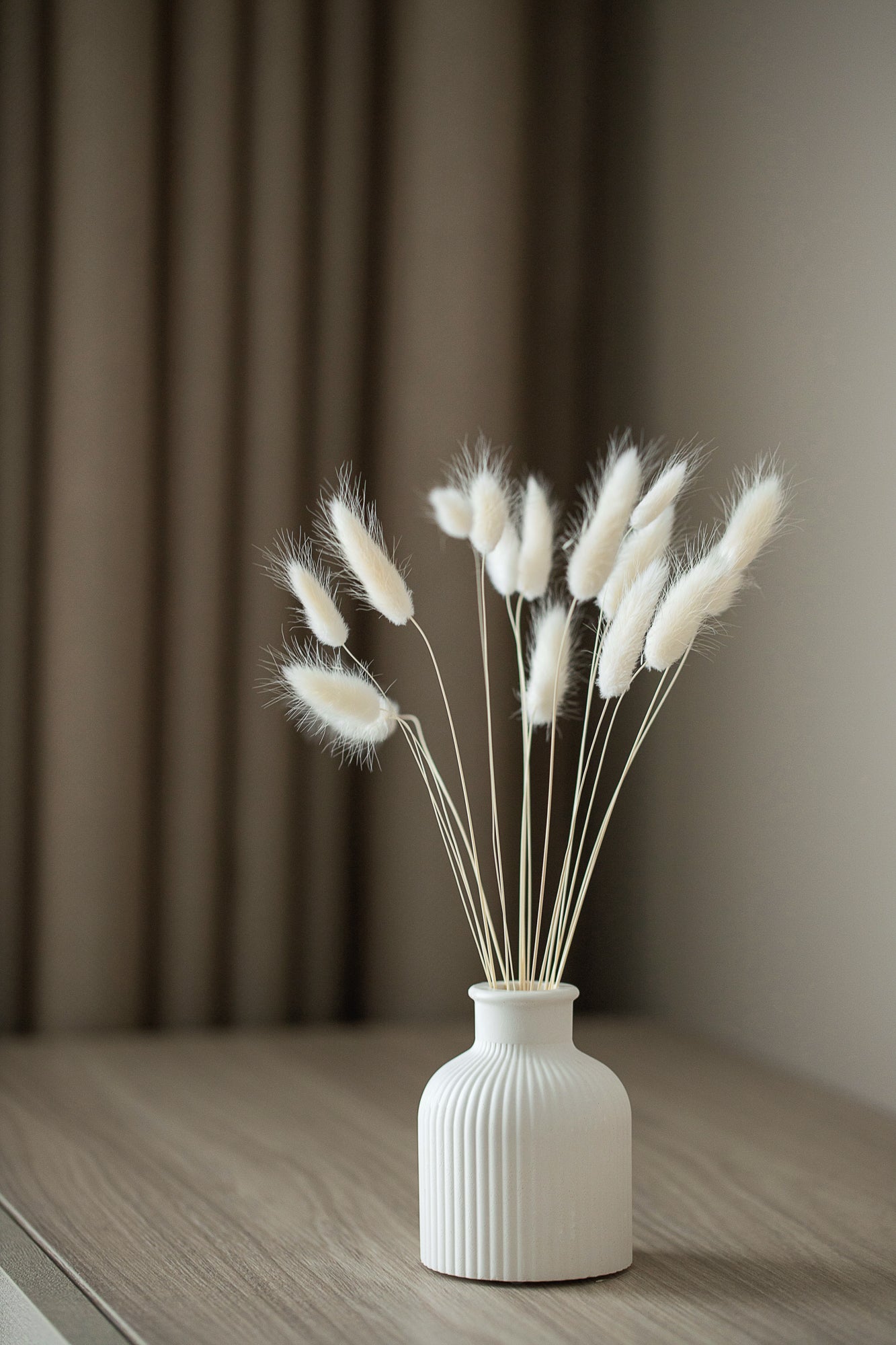Modern Gypsum Vase for Dry Flowers - Perfect Housewarming Gift
