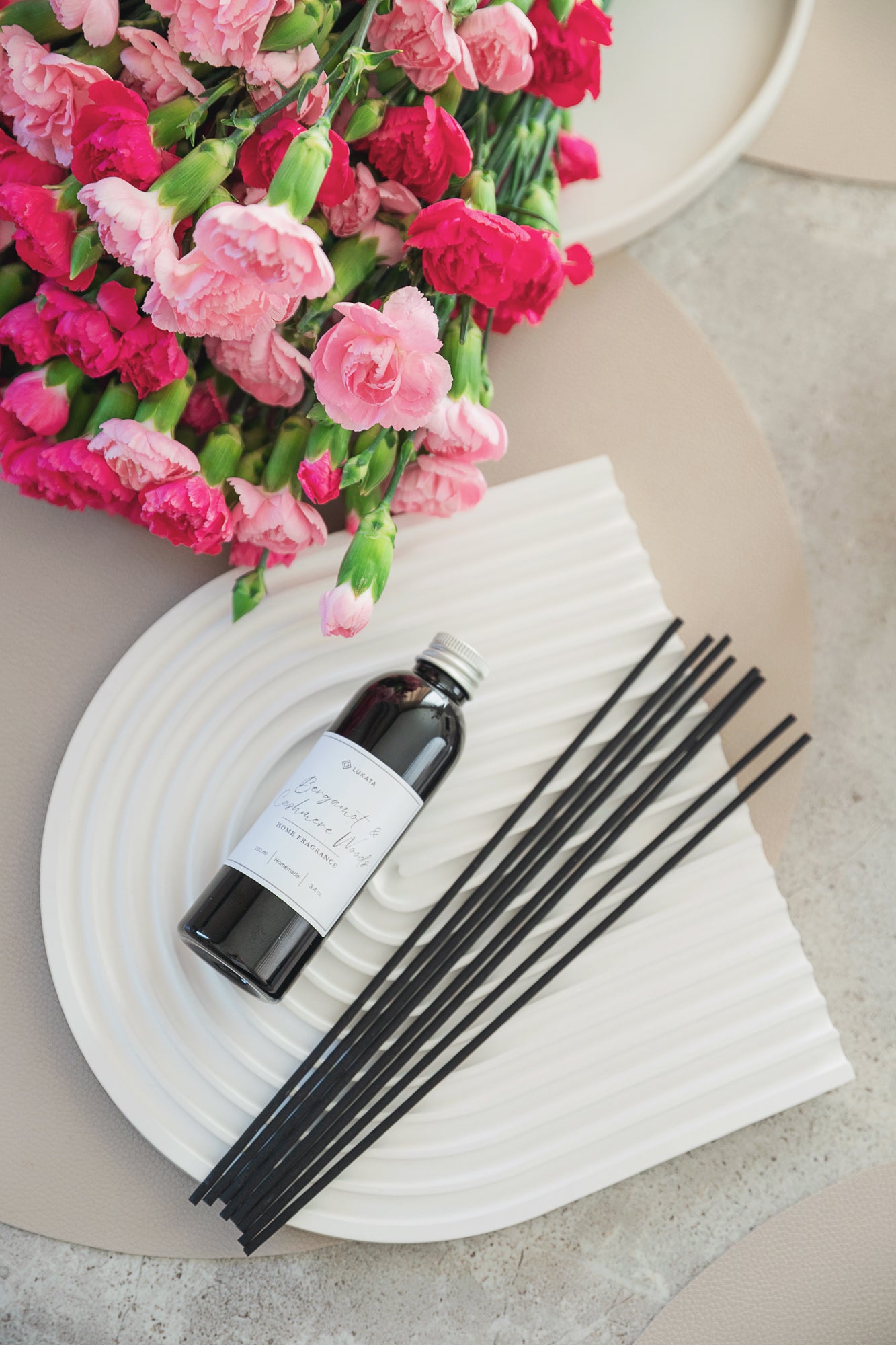 Reed Diffuser Fragrance Refill with 8 Sticks – Eco-Friendly Scent Addition for Your Existing Diffuser