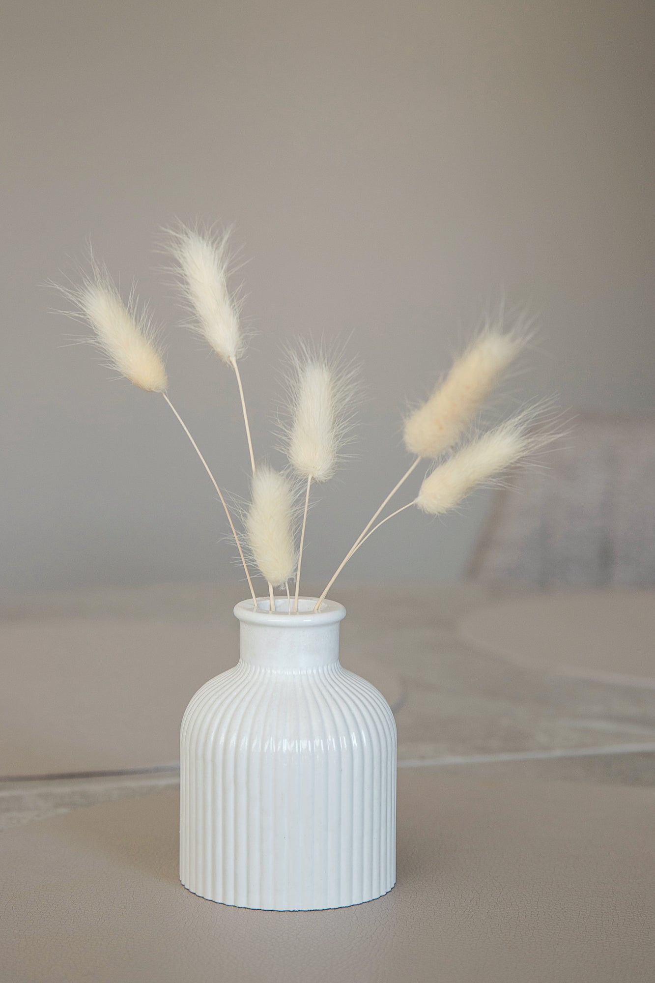 Modern Gypsum Vase for Dry Flowers - Perfect Housewarming Gift